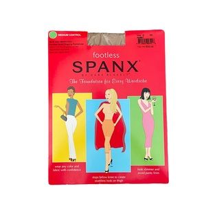 NIB Spanx Footless Body Shaping Pantyhose The Original Size C Nude 1